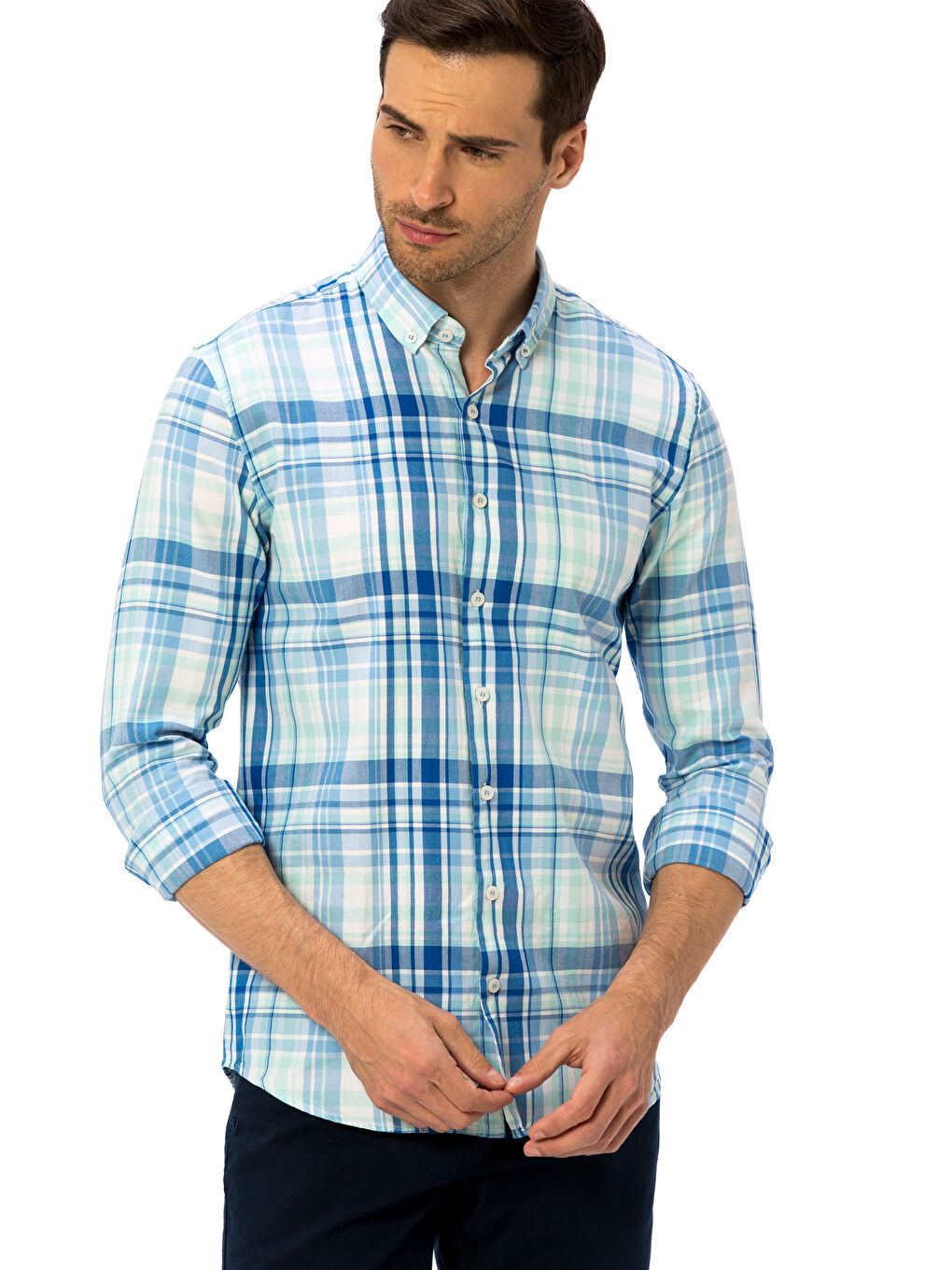 Мужчины Хаки Рубашка