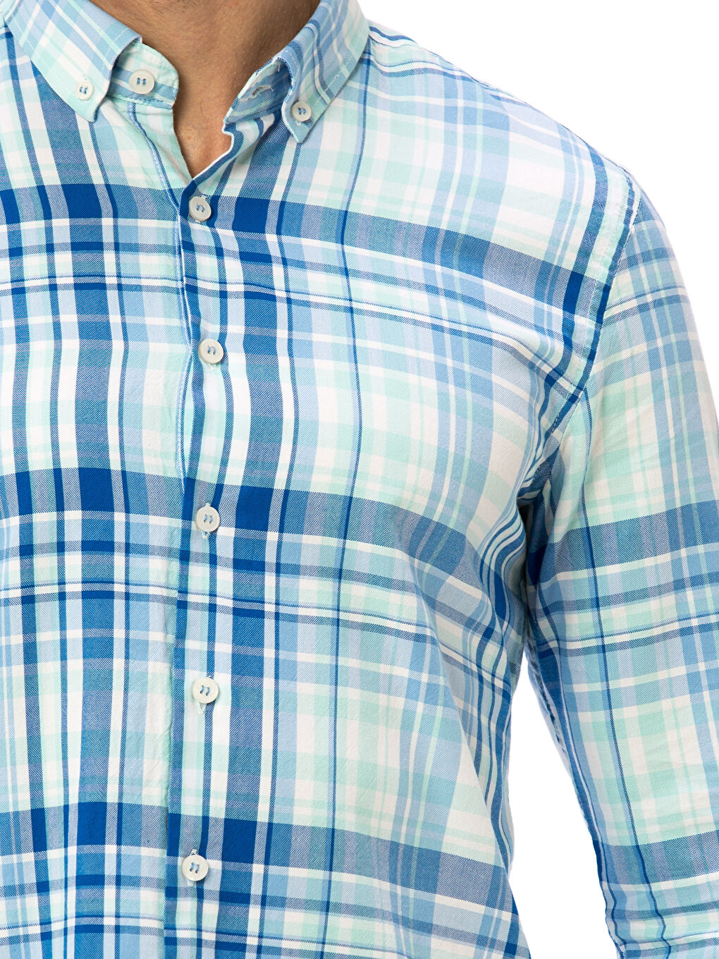 Мужчины Хаки Рубашка-3