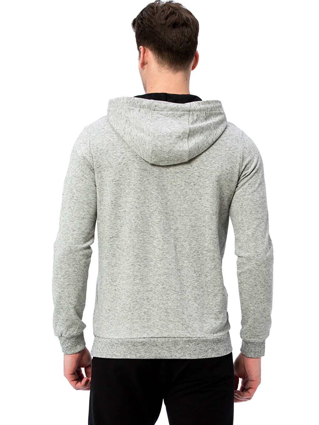 Мужчины Розовый Худи-1