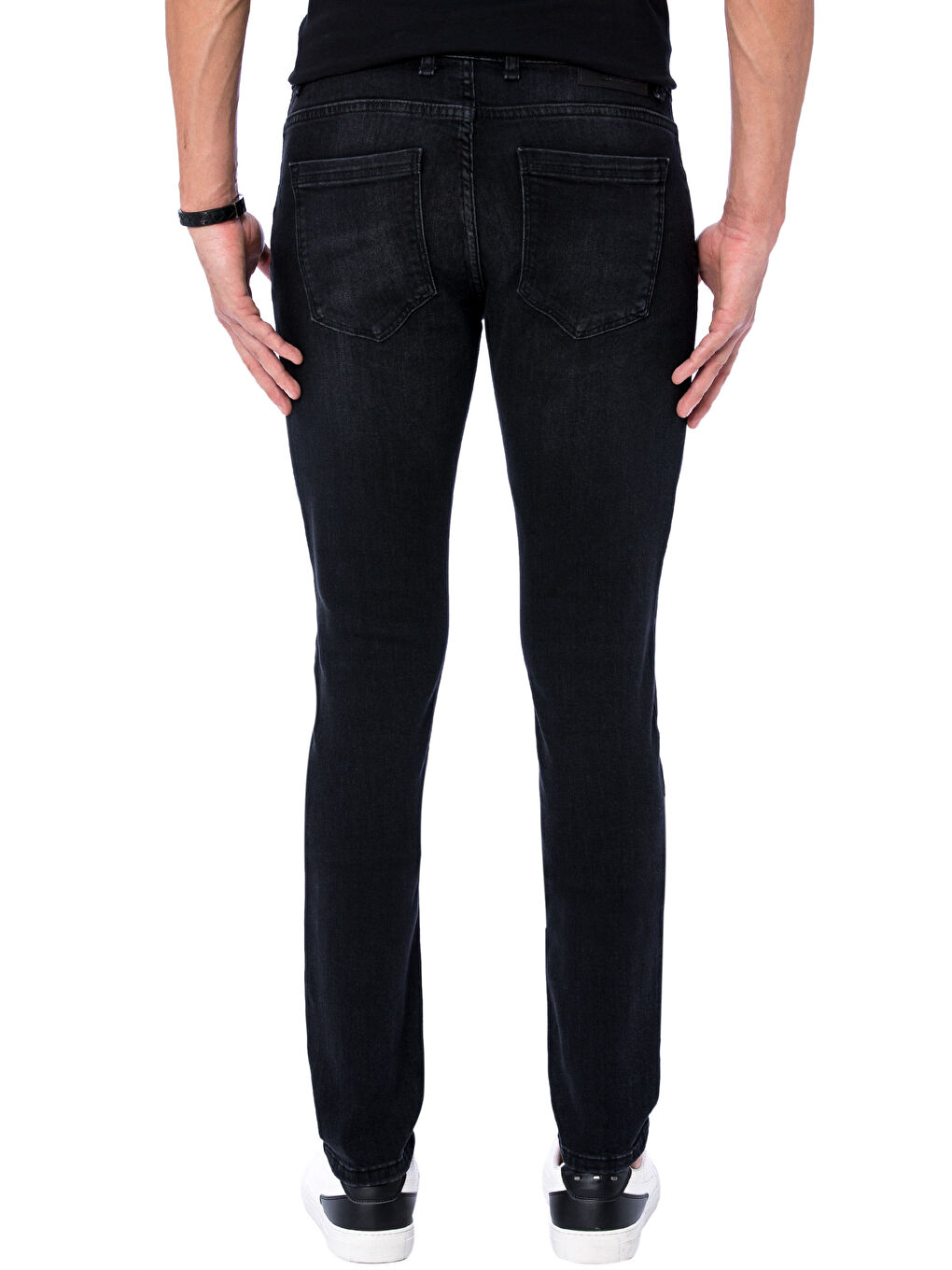 Siyah  Rodeo Jean Pantolon-1