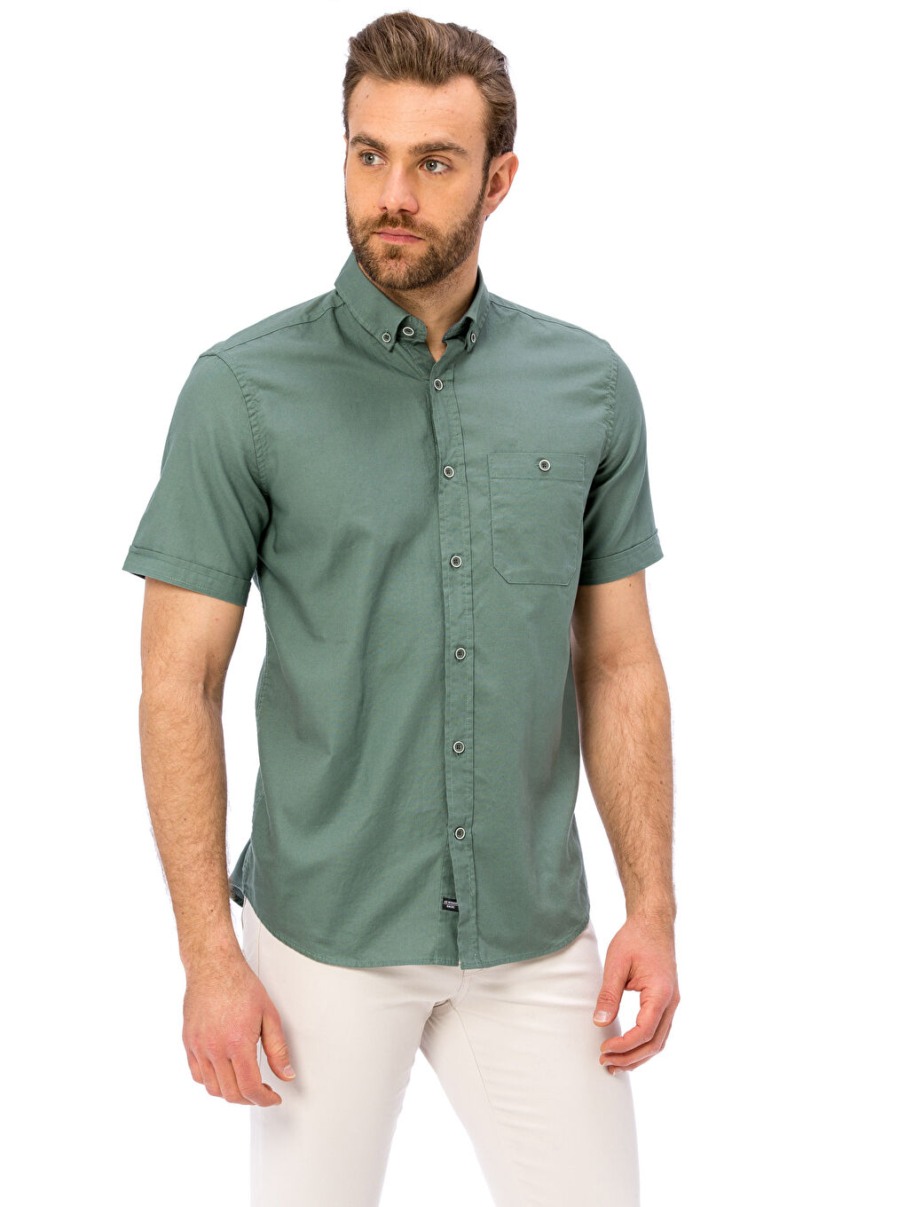 Man GREEN Shirt