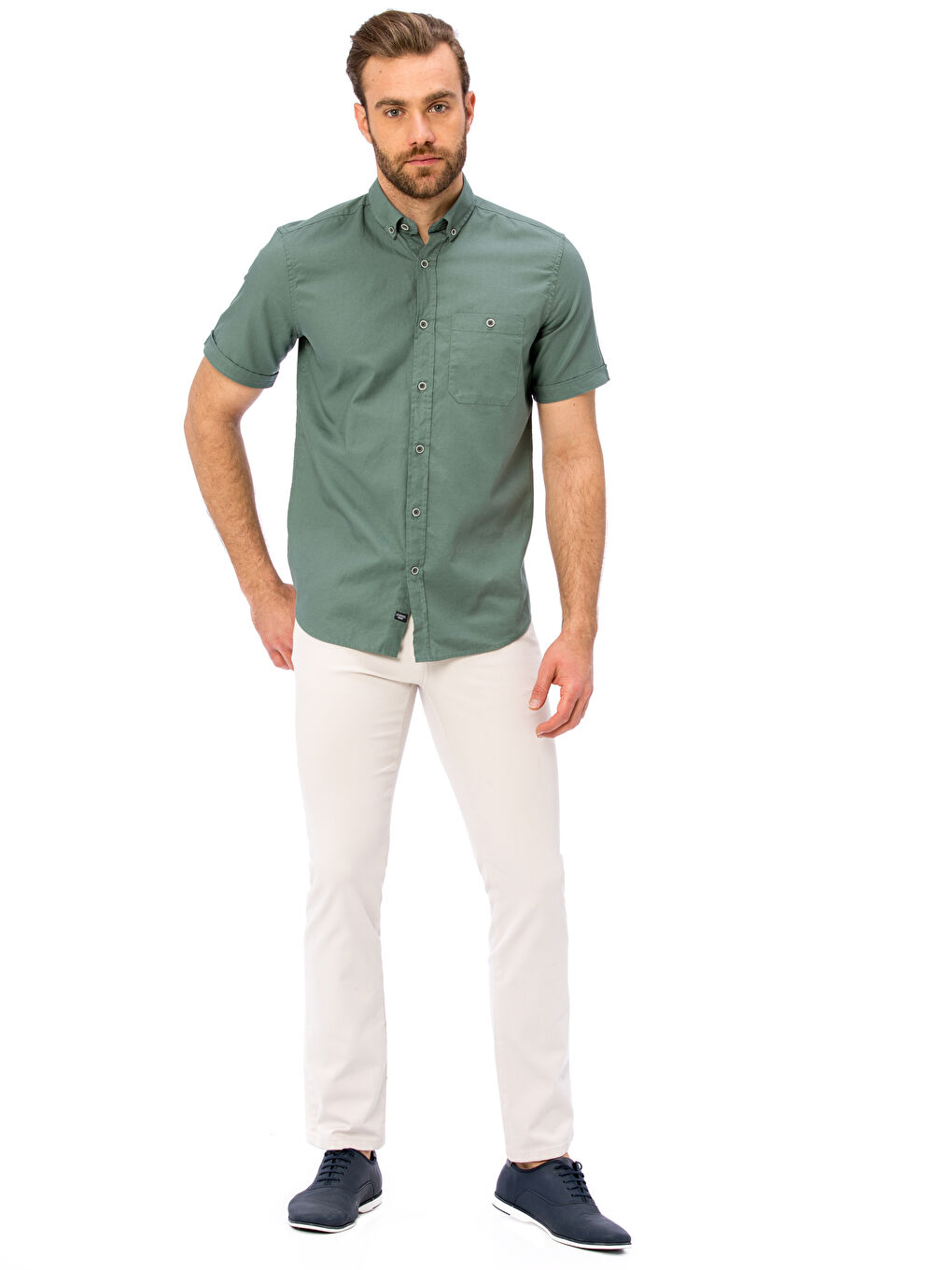 Man GREEN Shirt-2
