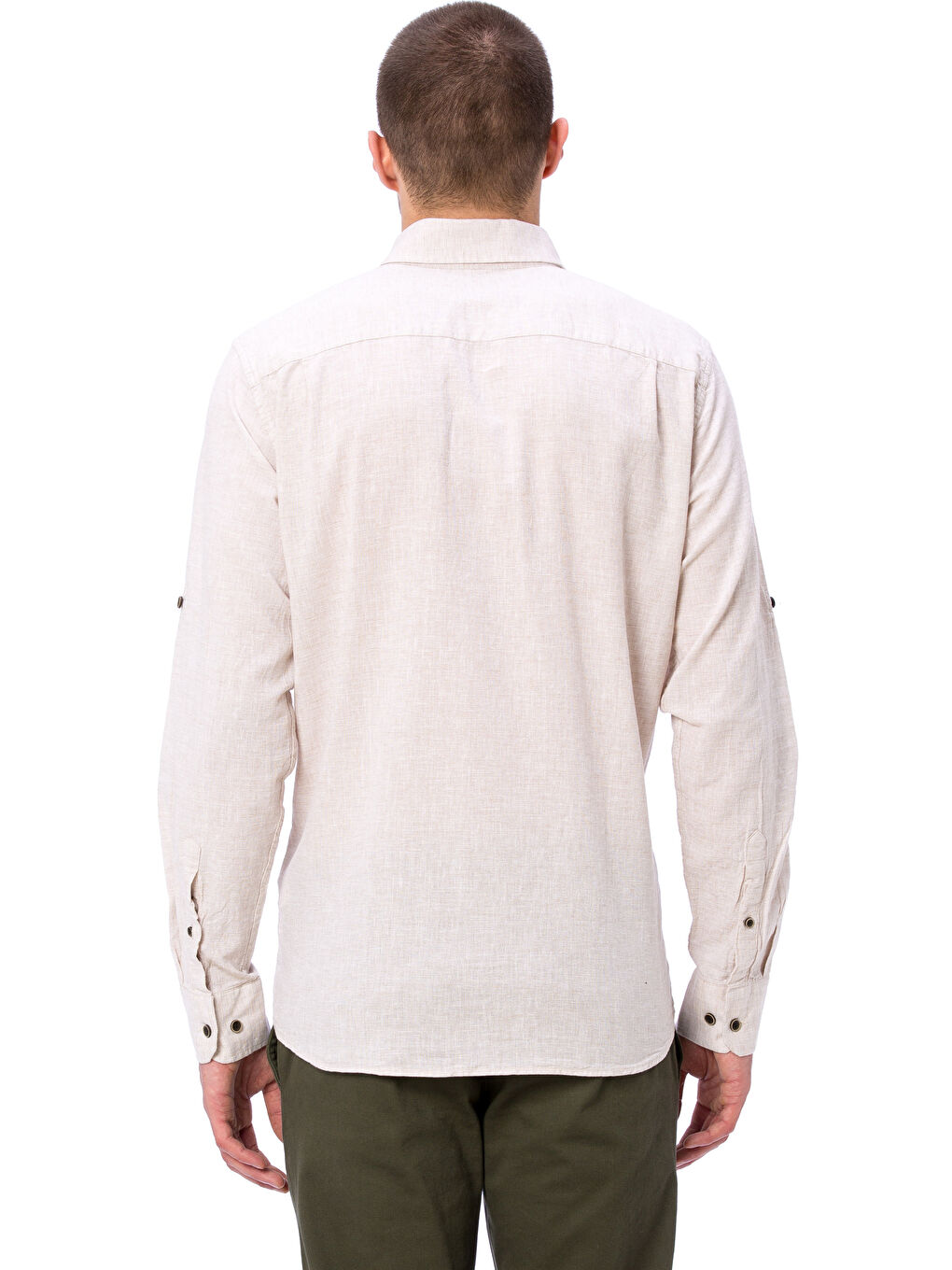 Chemise BEIGE Homme-1