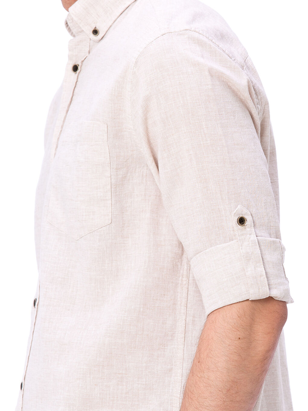 Chemise BEIGE Homme-3