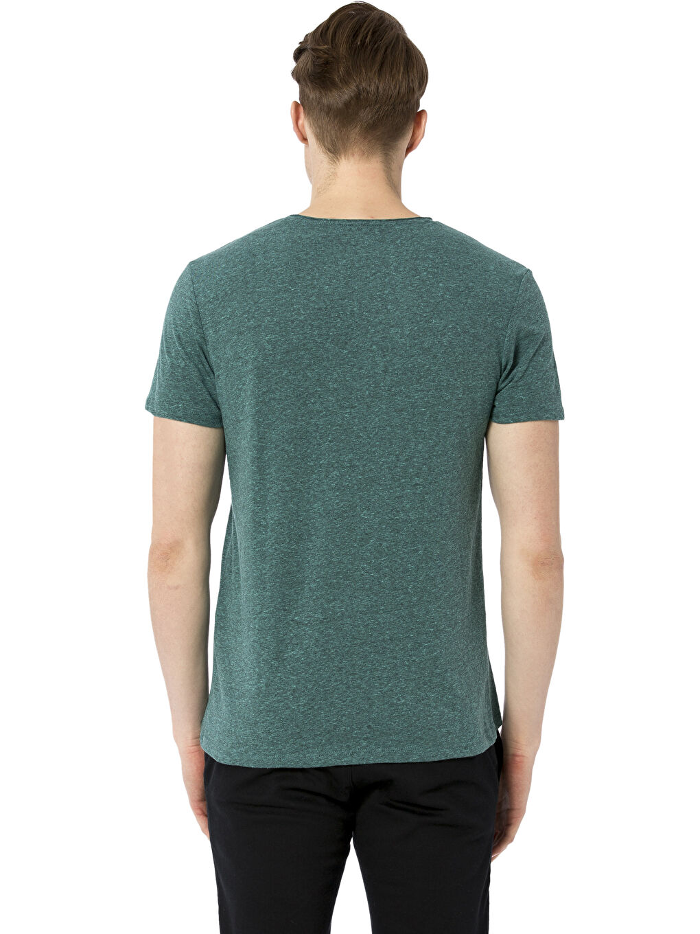 تي شيرت اخضر رجال-1