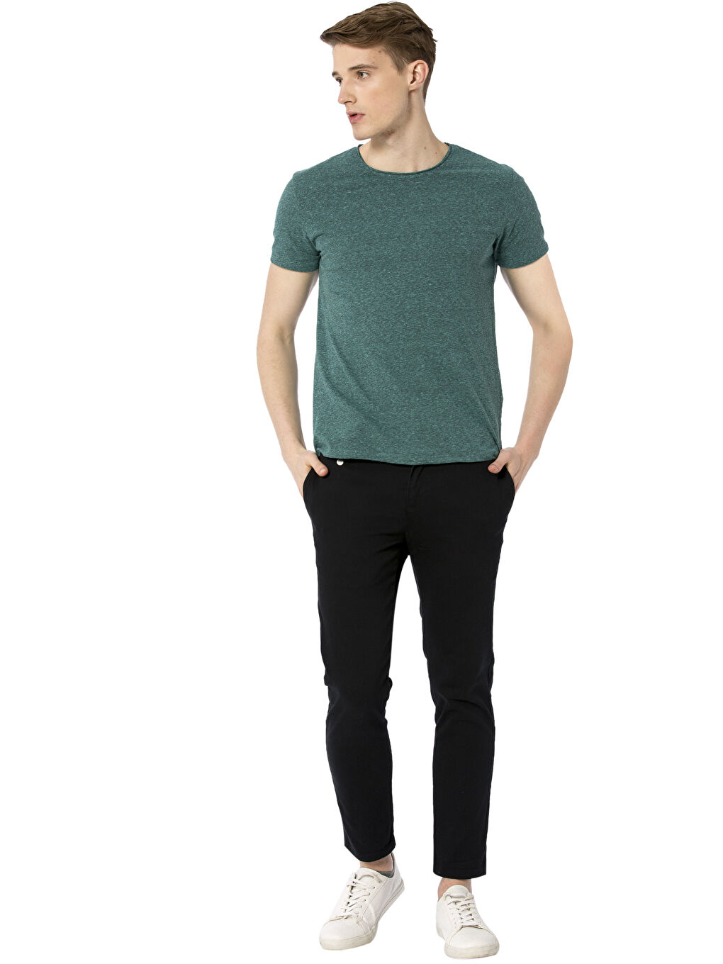 تي شيرت اخضر رجال-2