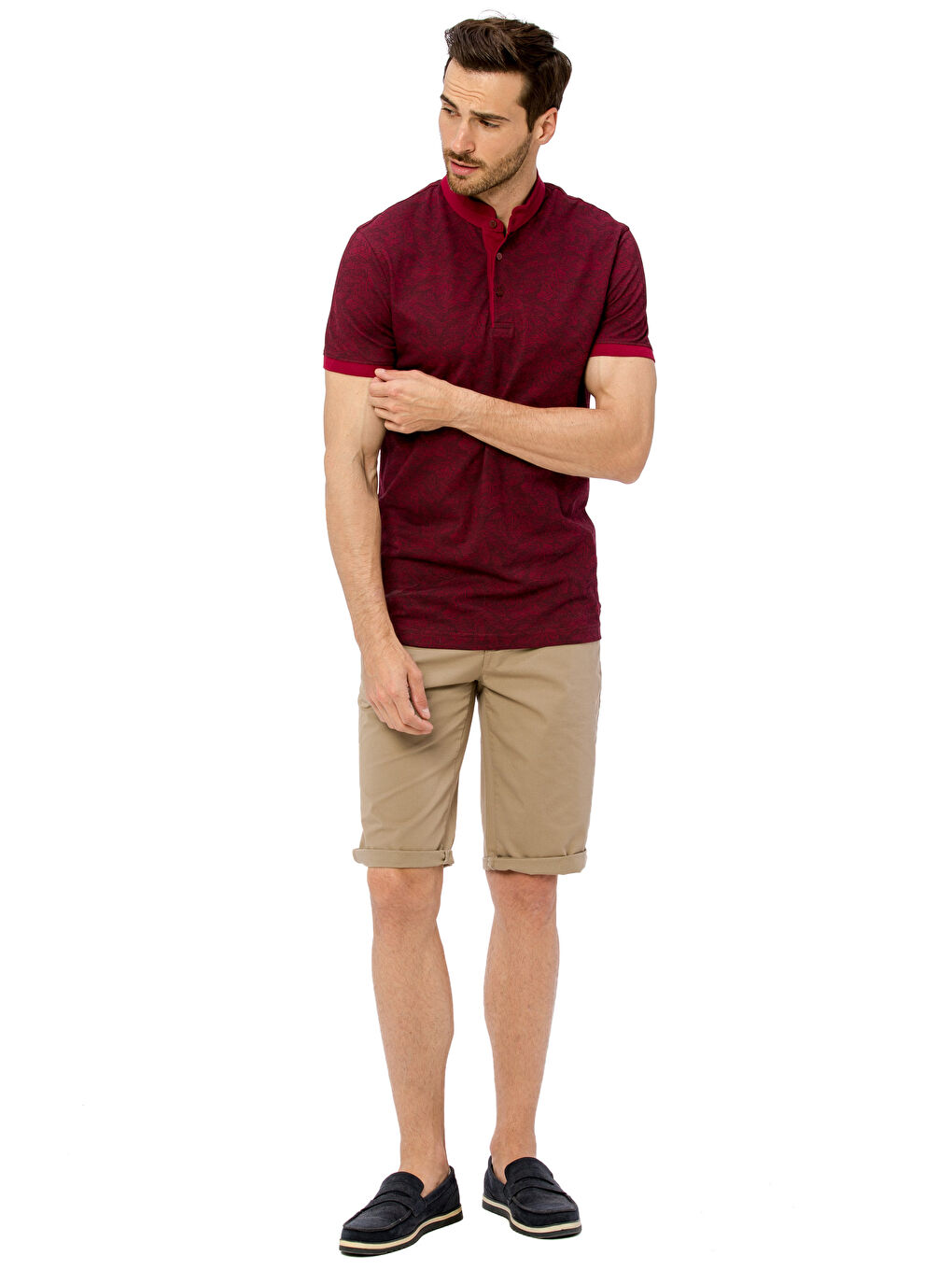 Man BORDEAUX T-Shirt-2