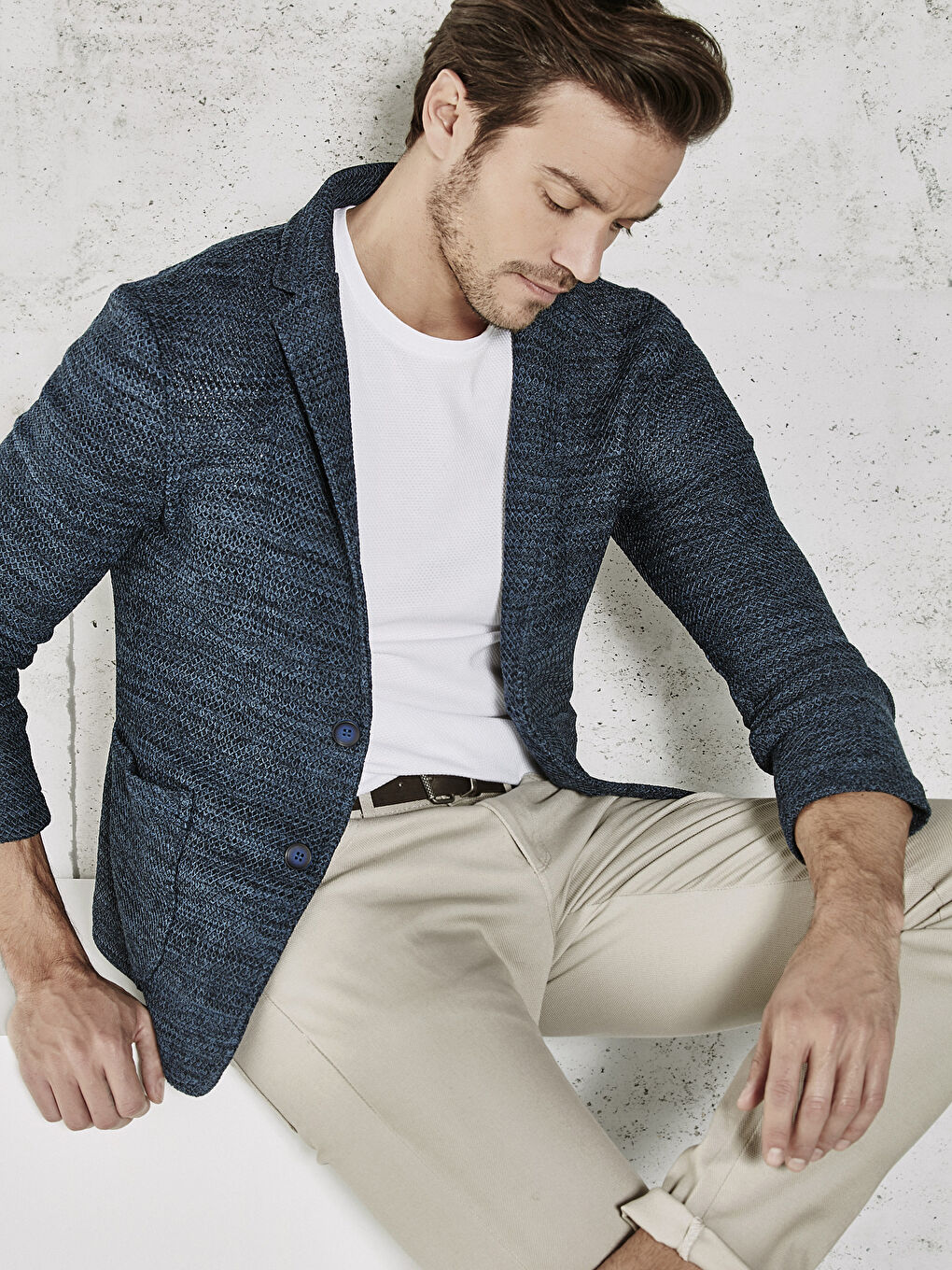 Lacivert Lacıvert Blazer Ceket