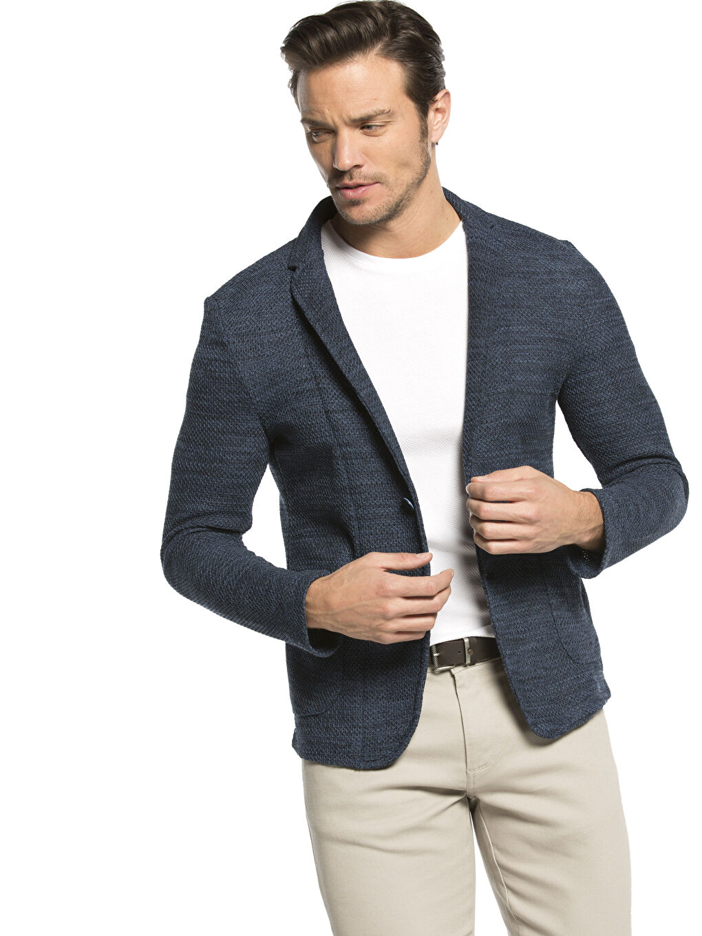Lacivert Lacıvert Blazer Ceket-1