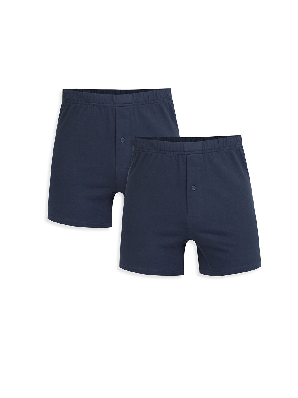 2 Pack Relaxed Fit Men's Jersey Boxer Trunks