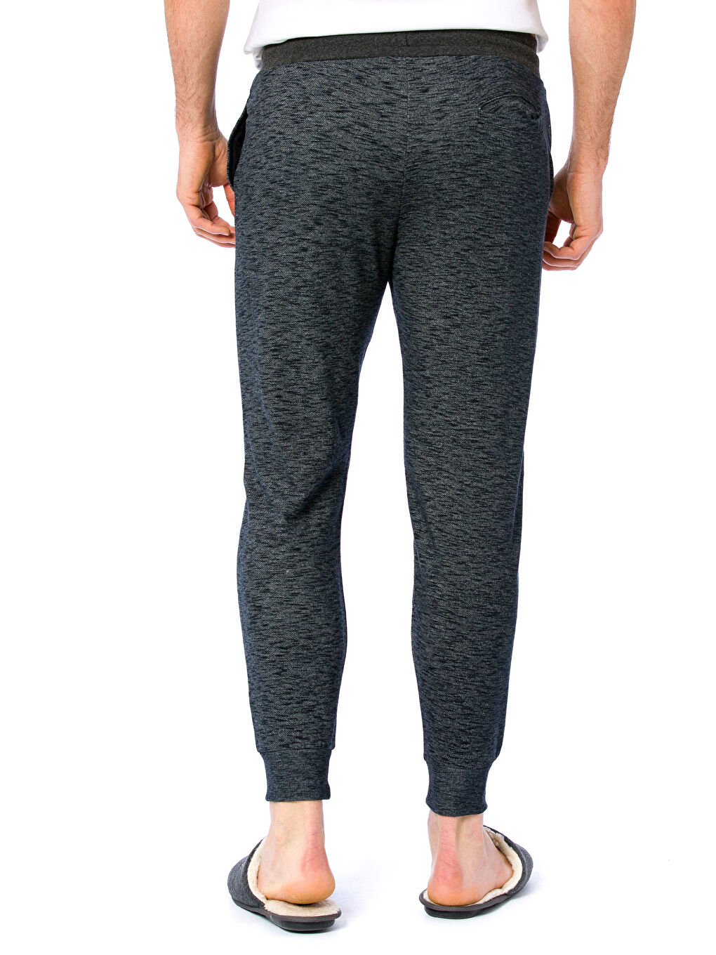 Man BLACK Pyjama Bottoms-1