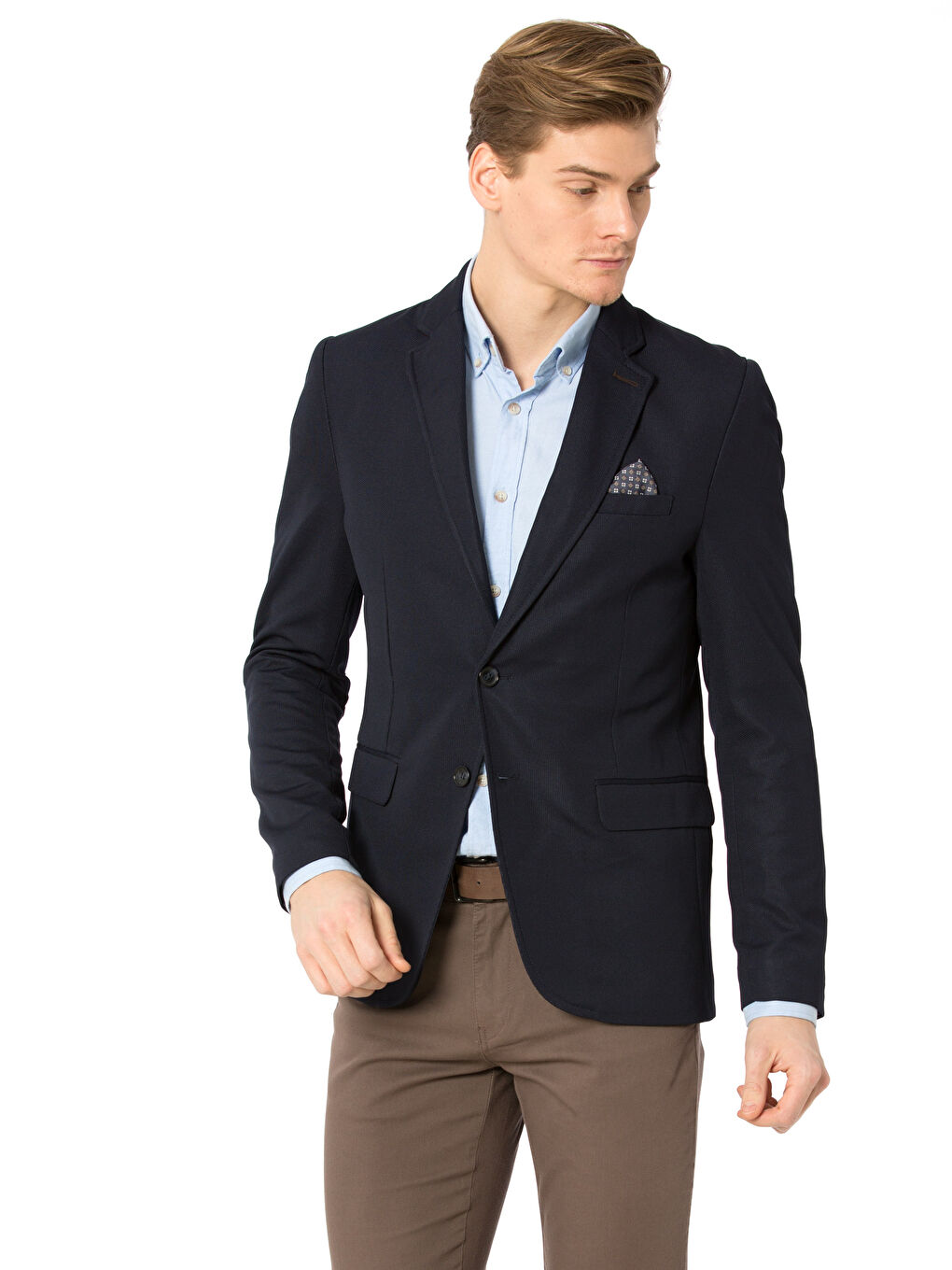 LCWAIKIKI Classic Man NAVY Blazer Jacket -8S5773Z8-J2Y
