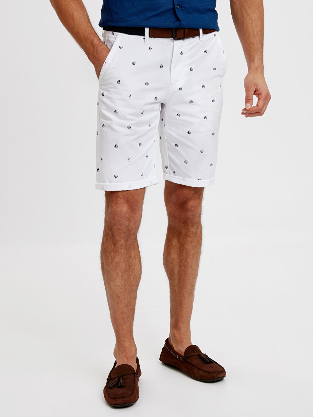 Shorts BLANC Homme-2