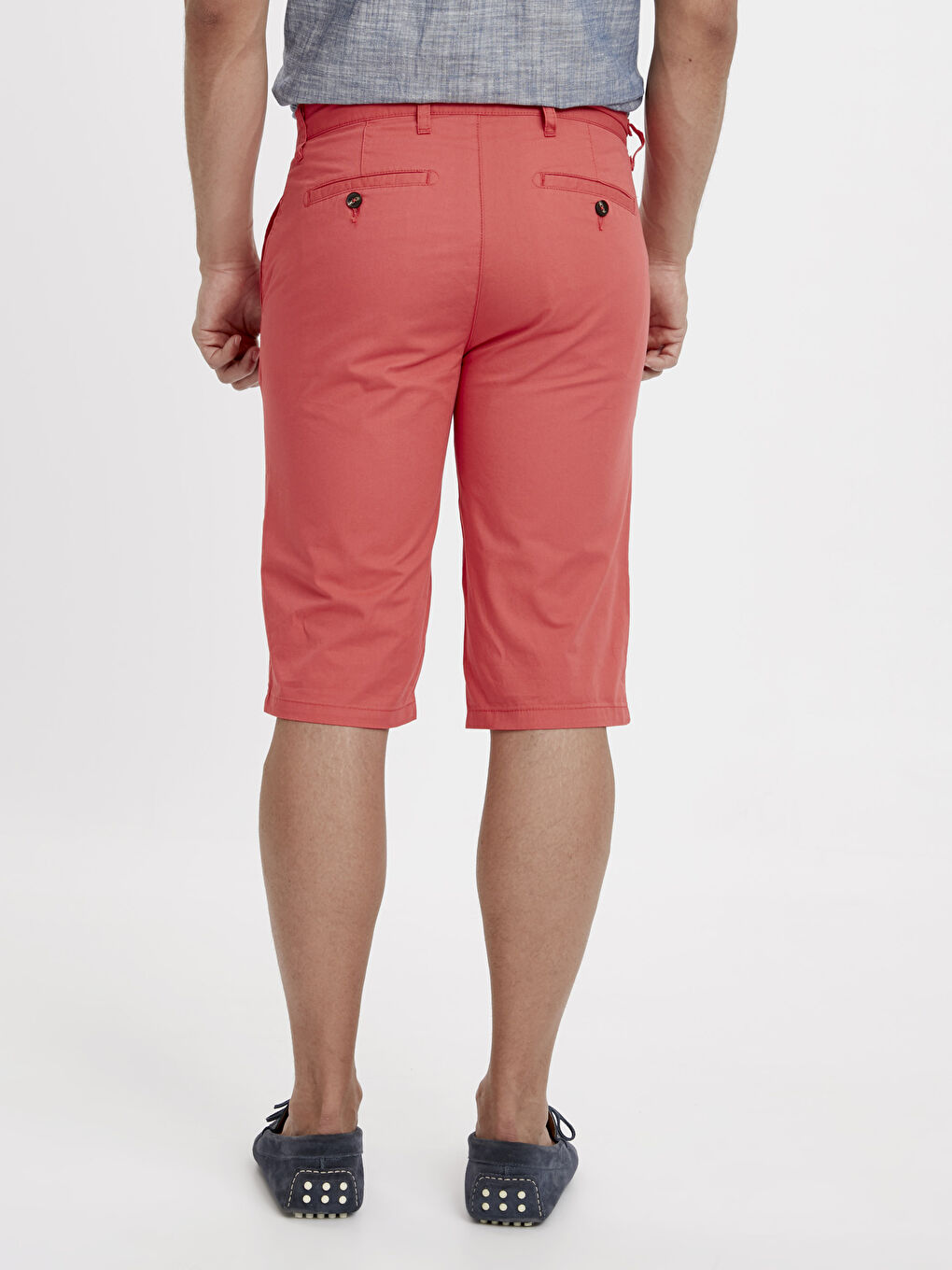 Mat Kırmızı Şort-2