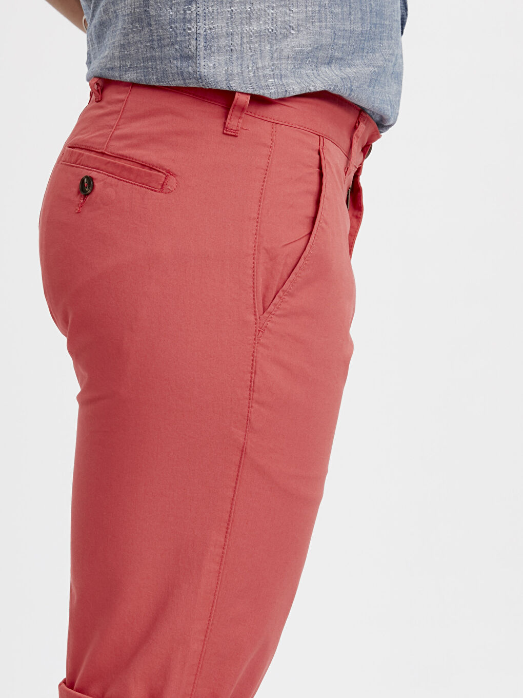 Mat Kırmızı Şort-3