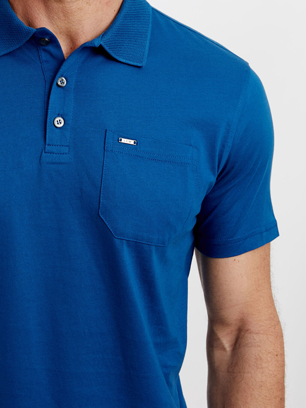 تيشيرت رجالي بياقة بولو بأكمام قصيرة من جيرسي-3