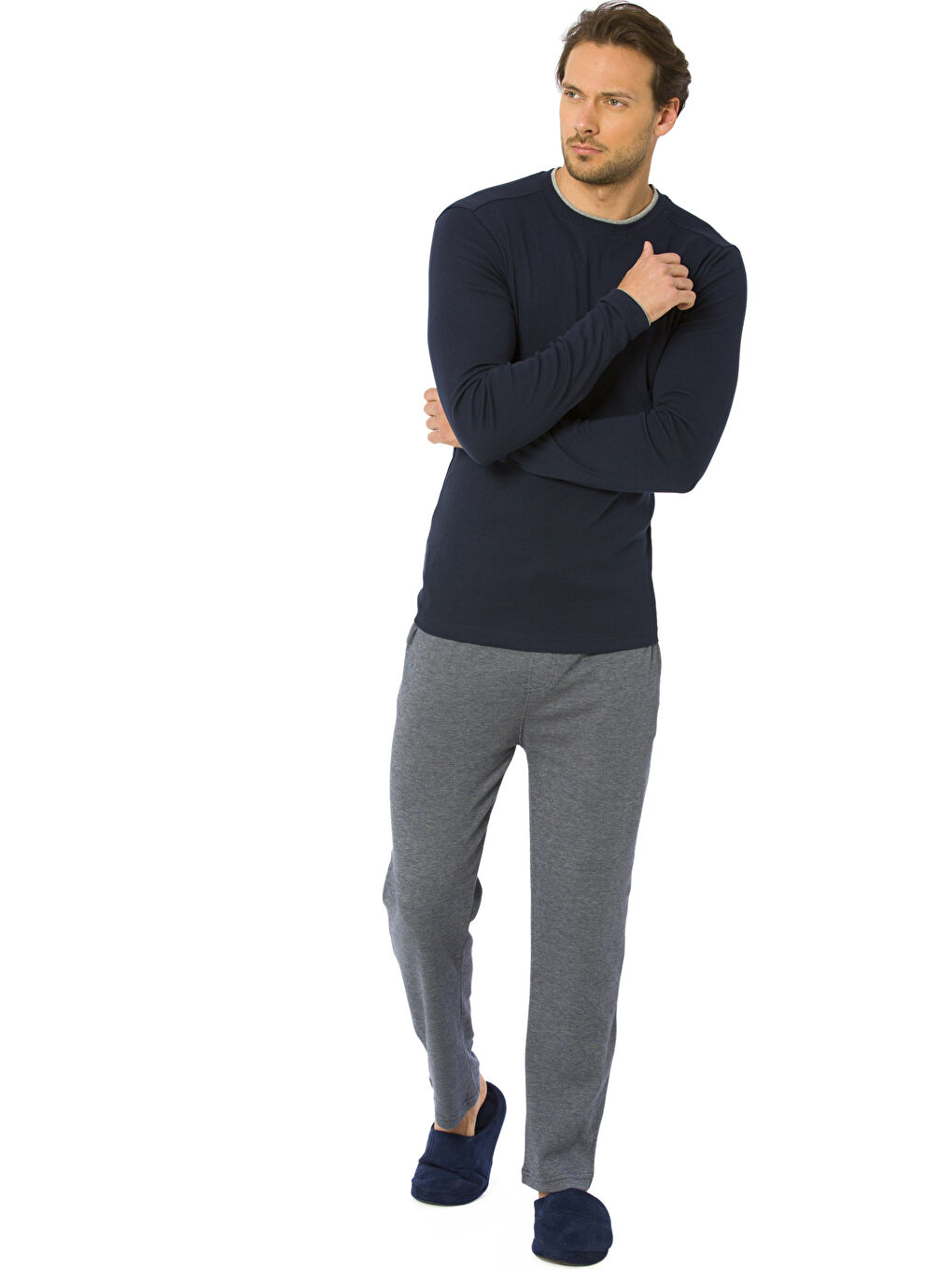 Crew Neck Jersey Men's Underwear Vest-2