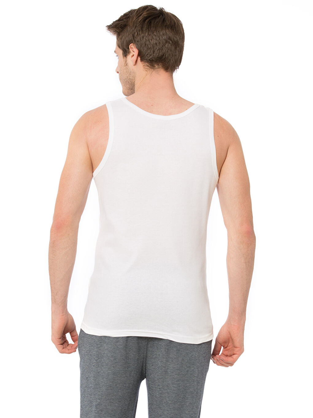سترة تحتية أبيض رجال-1