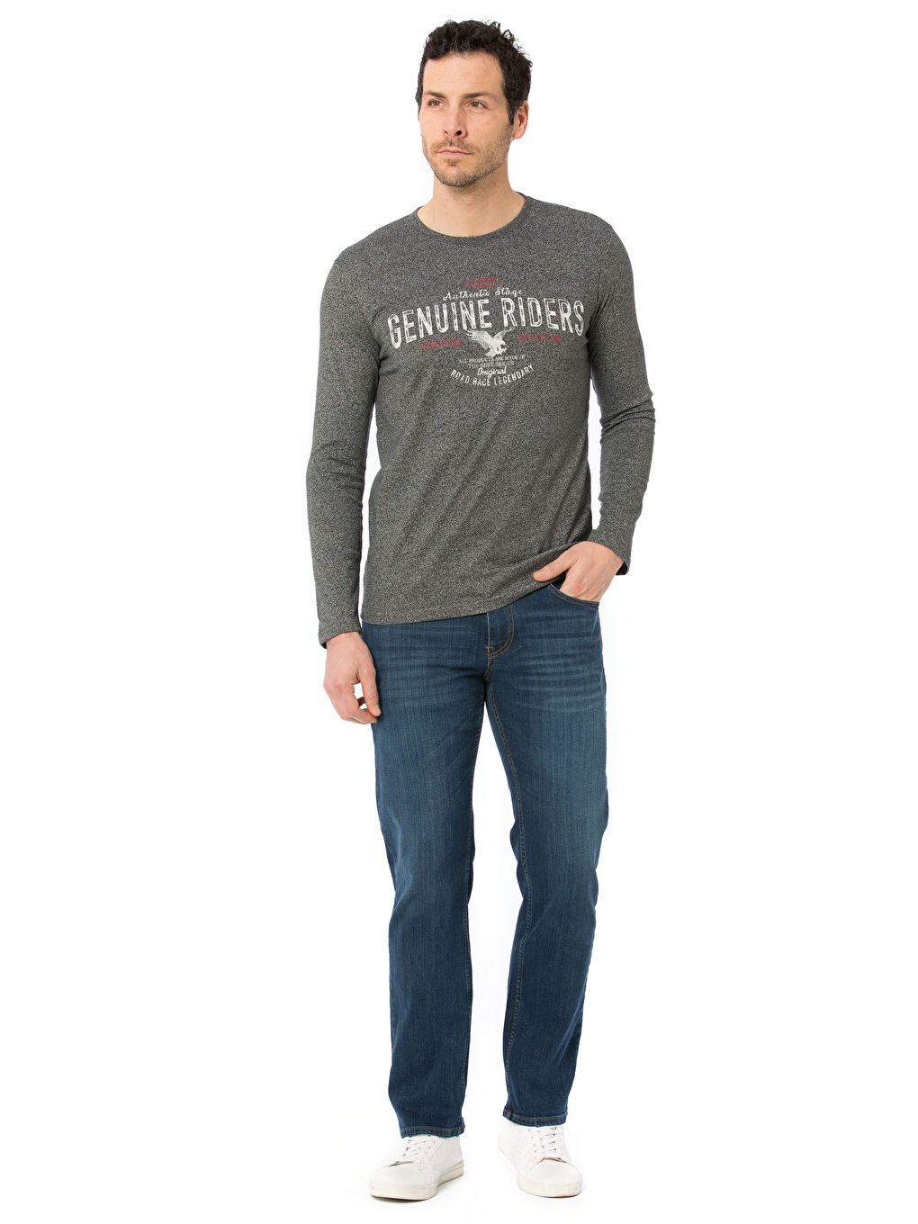 790 Джинсы Свободного Кроя для Мужчин-2