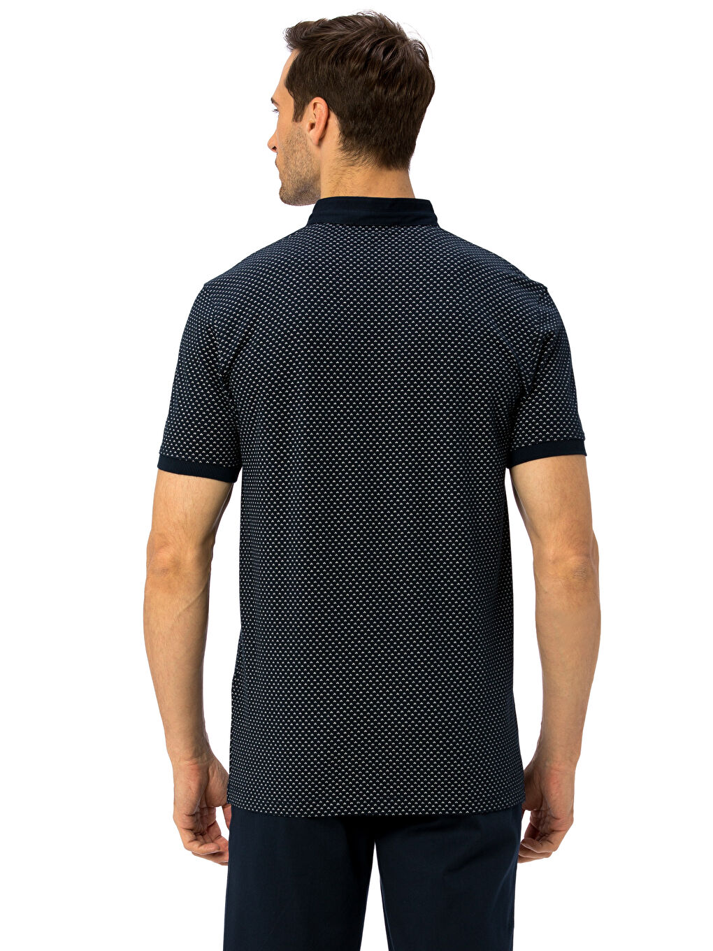 Mann DUNKELBLAU T-Shirt-1
