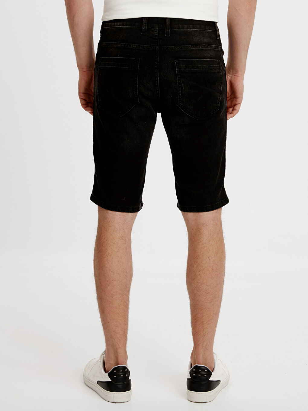 Short en jean NOIR Homme-2