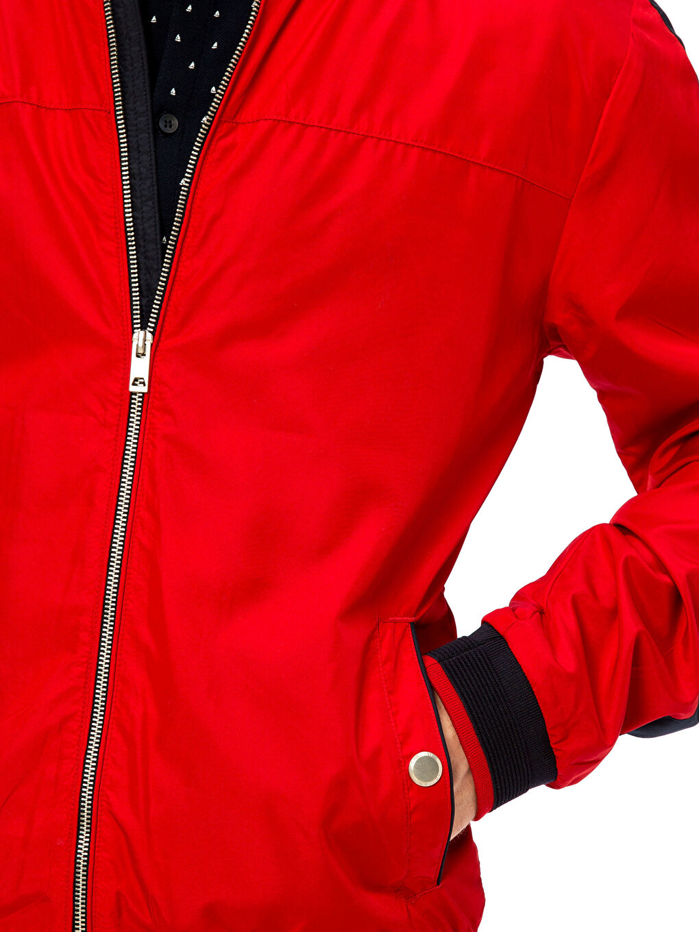 Manteau ROUGE Homme-4