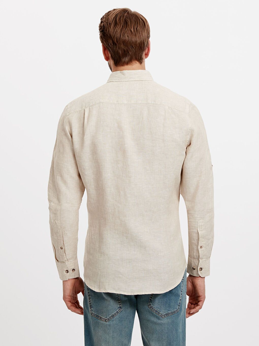 Chemise BEIGE Homme-1