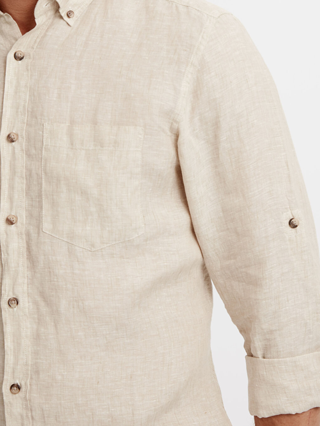Chemise BEIGE Homme-3