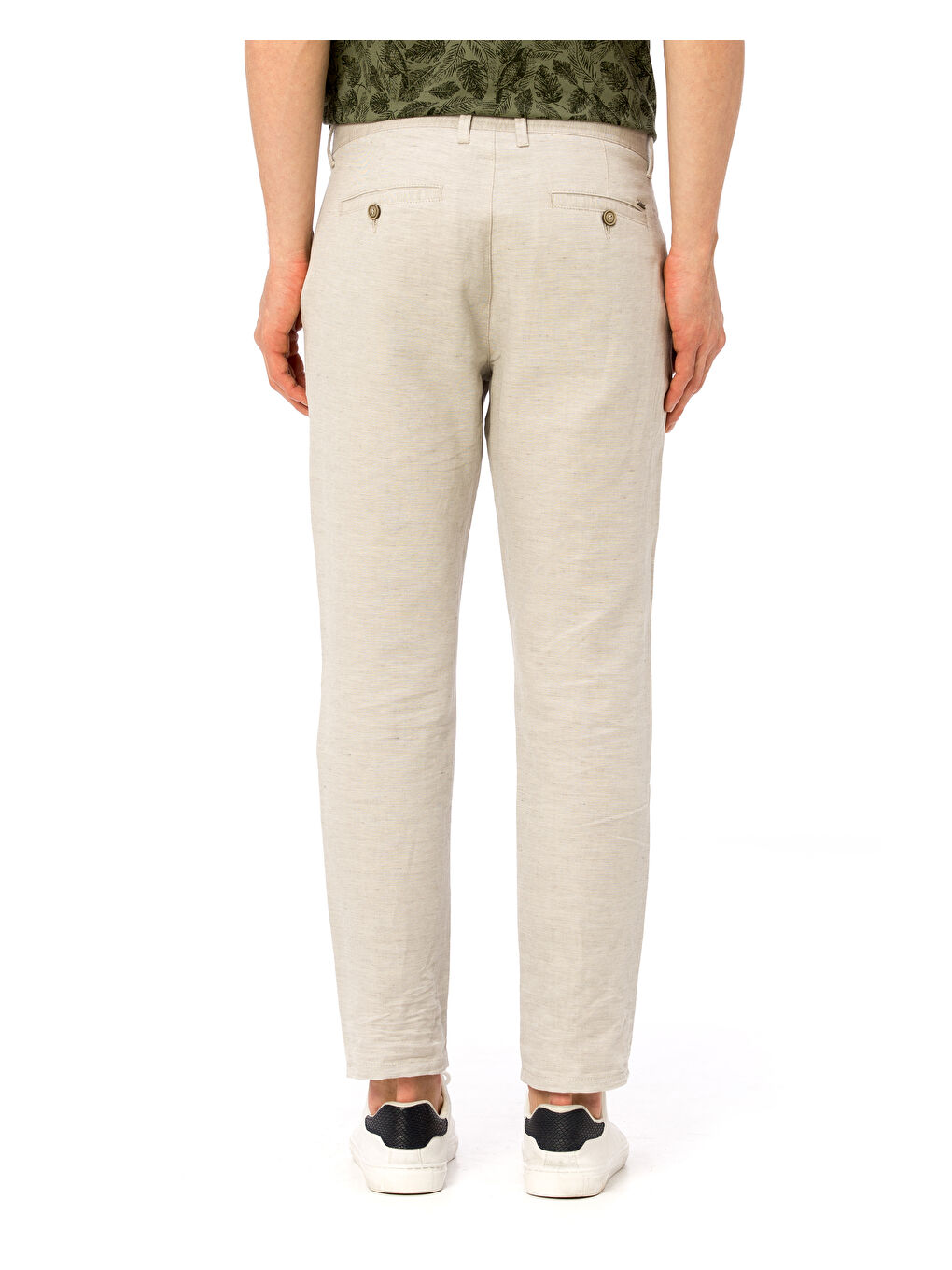 Мужчины Бежевый Брюки-3