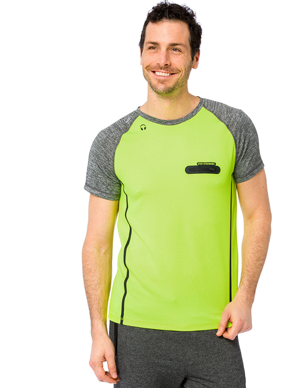 Neon Yeşil Spor Tişört