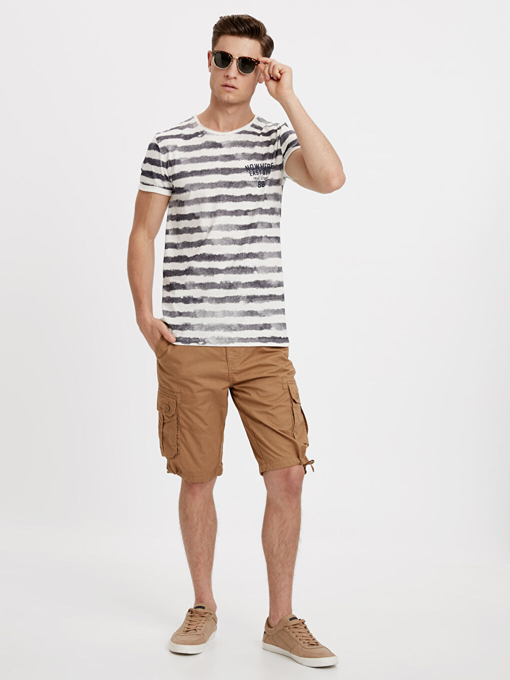 Bej Deve Tüyü Şort