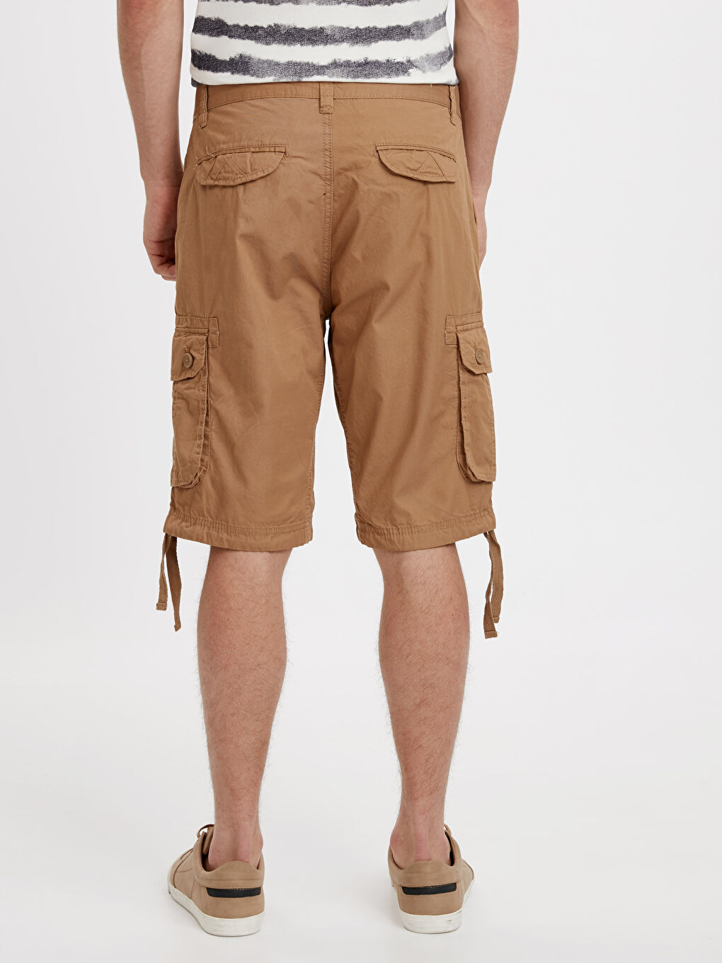 Bej Deve Tüyü Şort-2