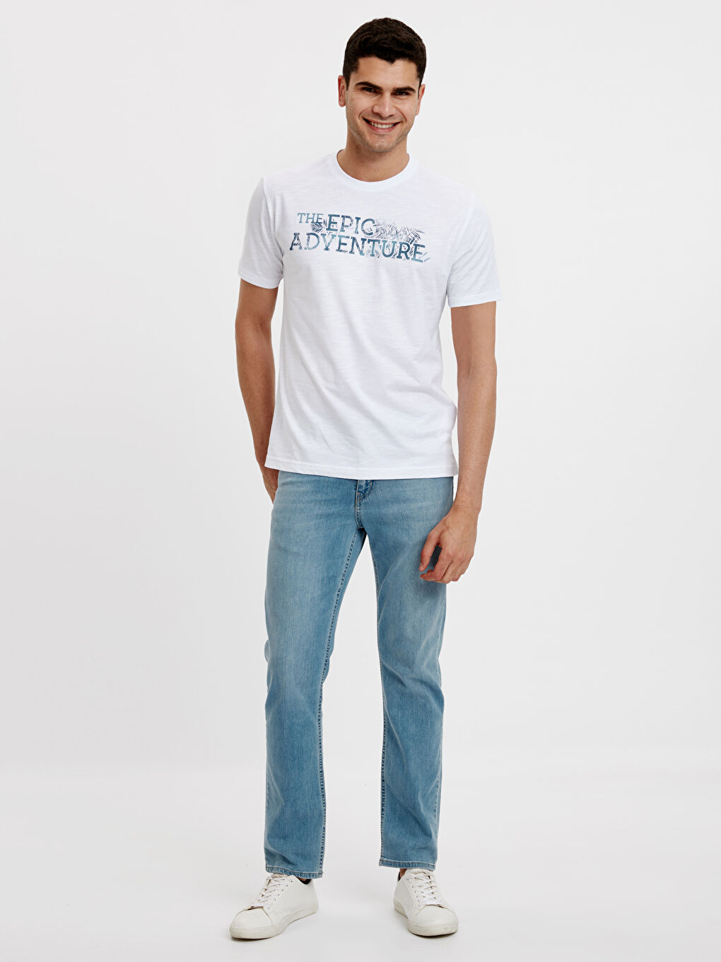 LC Waikiki Man WHITE T-Shirt -8S9857Z8-K7U