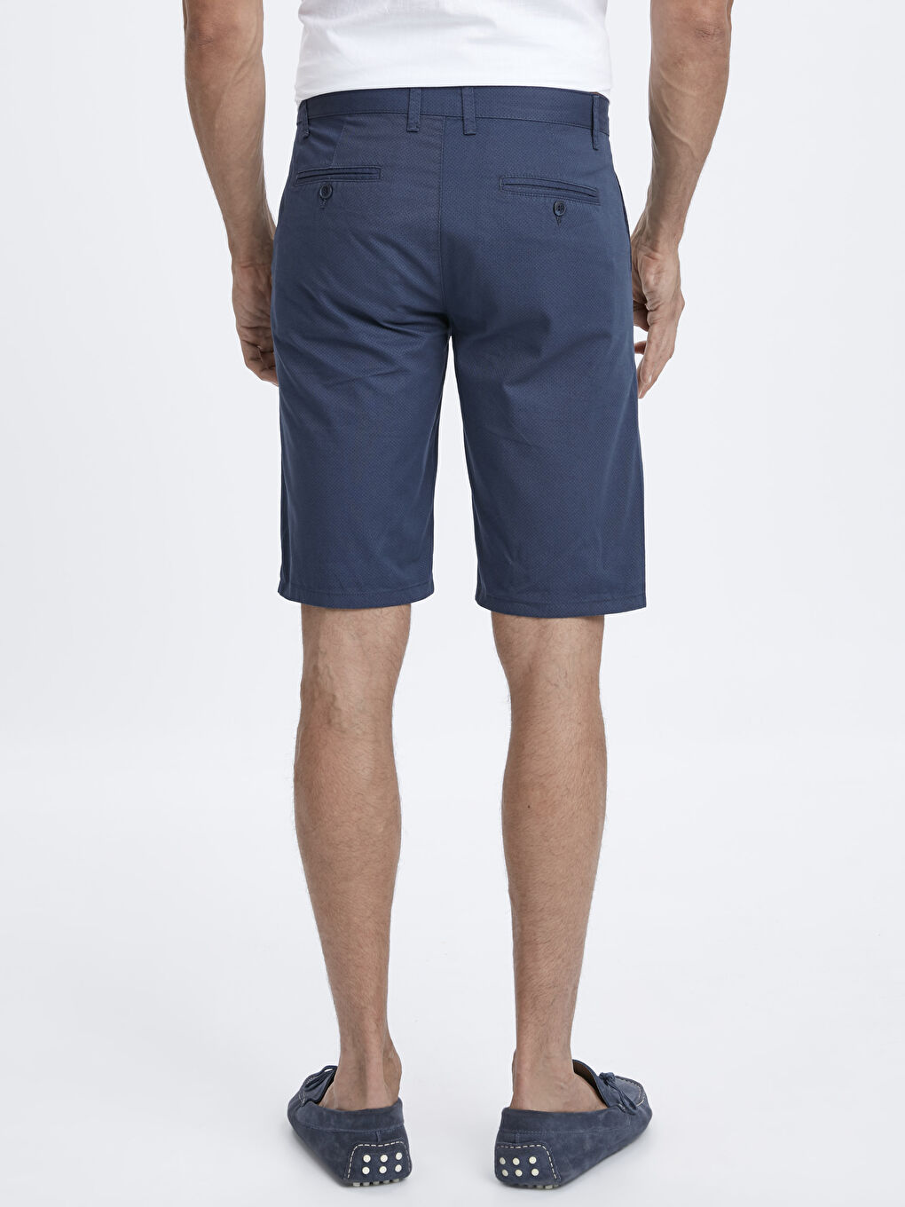 Mavi Standart Kalıp Erkek Şort-2