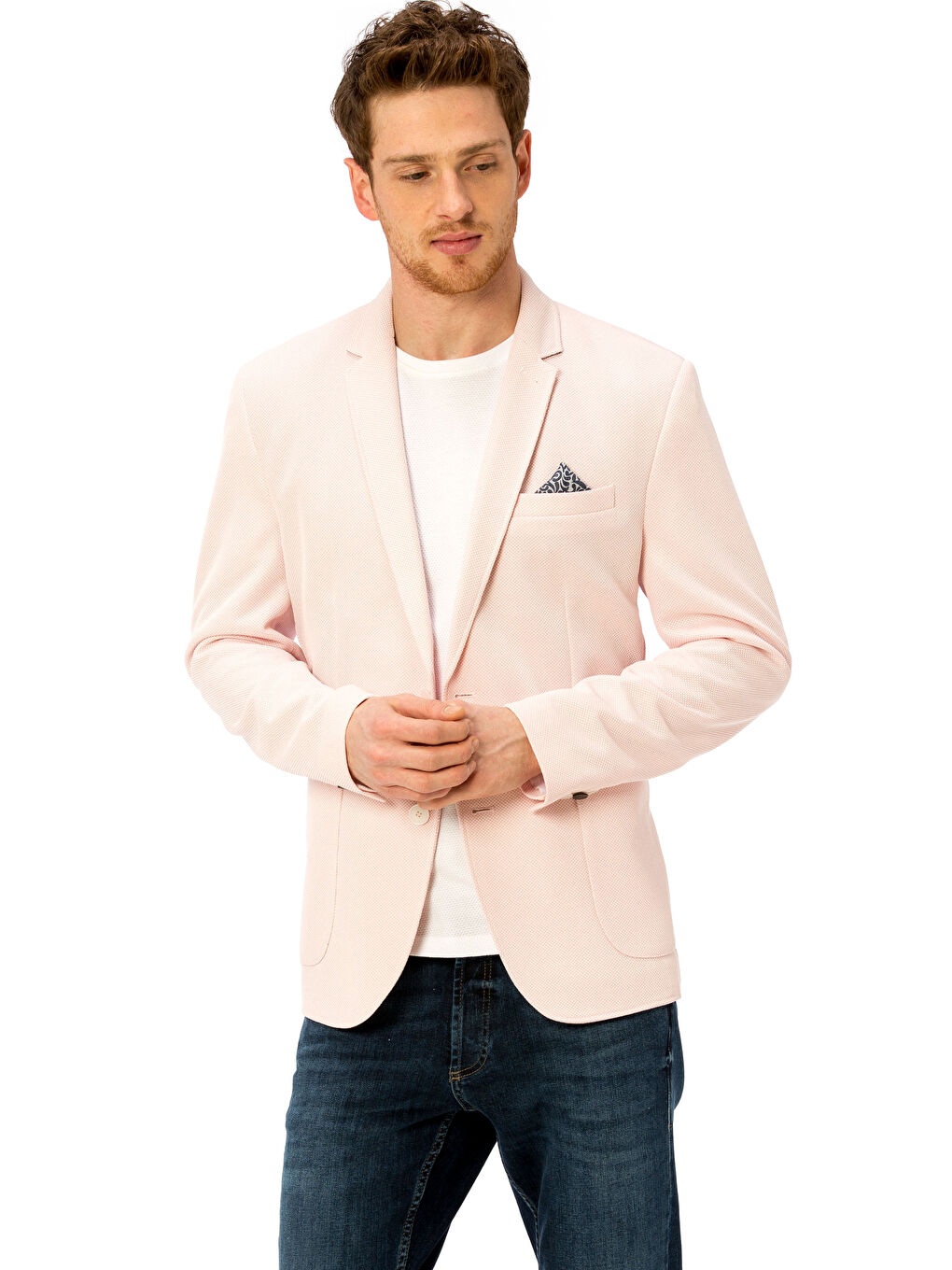 Man PINK Blazer Jacket