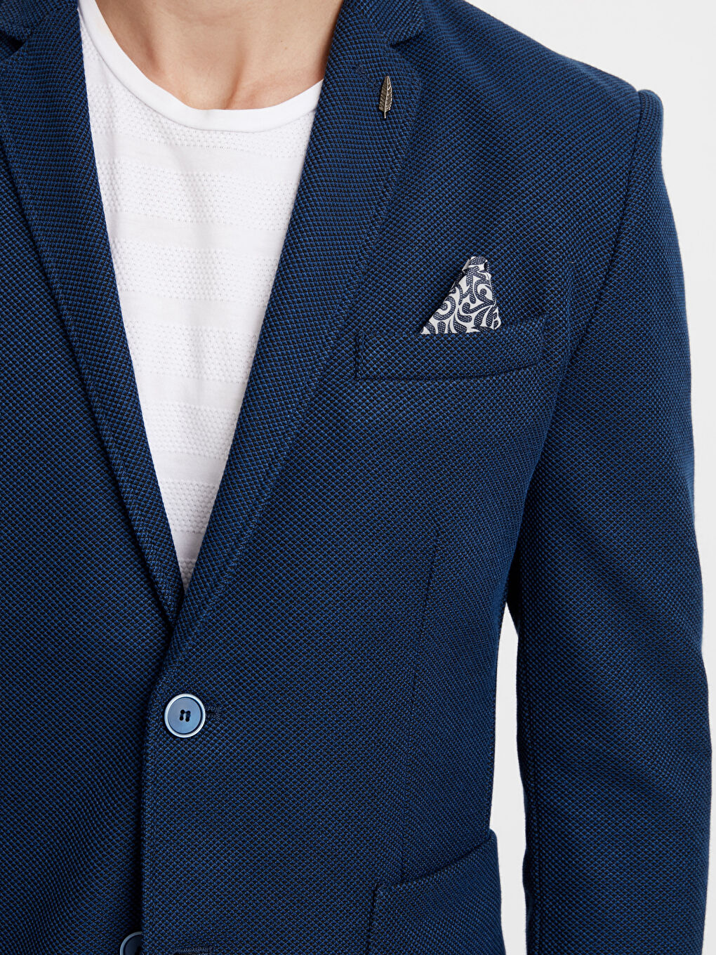 Man NAVY Blazer Jacket-3