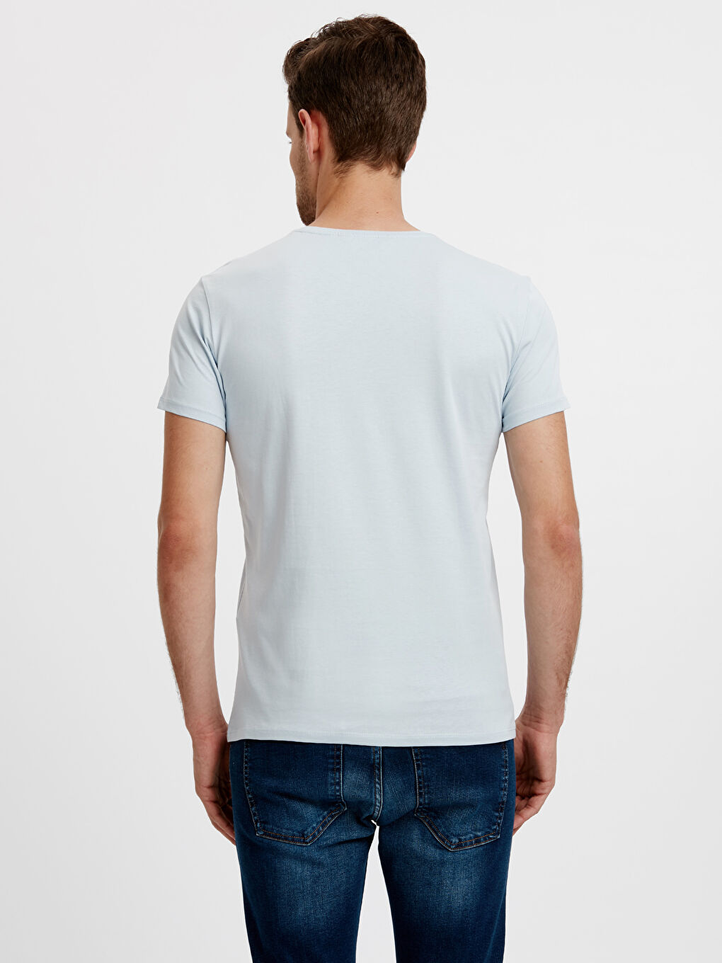 Açık Mavi Tişört-1