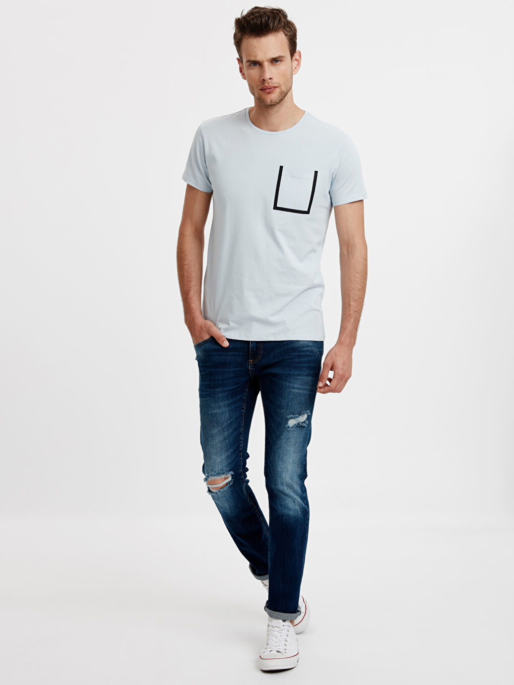 Açık Mavi Tişört-2