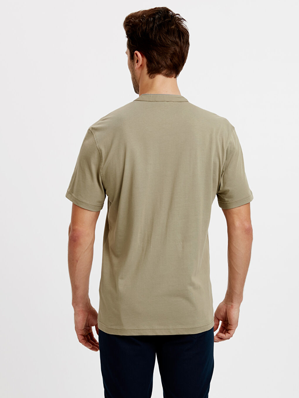 T-shirt KAKI Homme-1