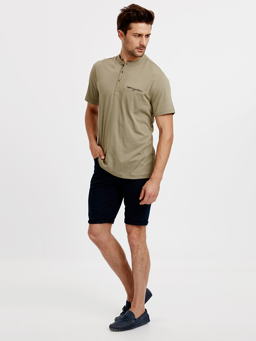 T-shirt KAKI Homme-2