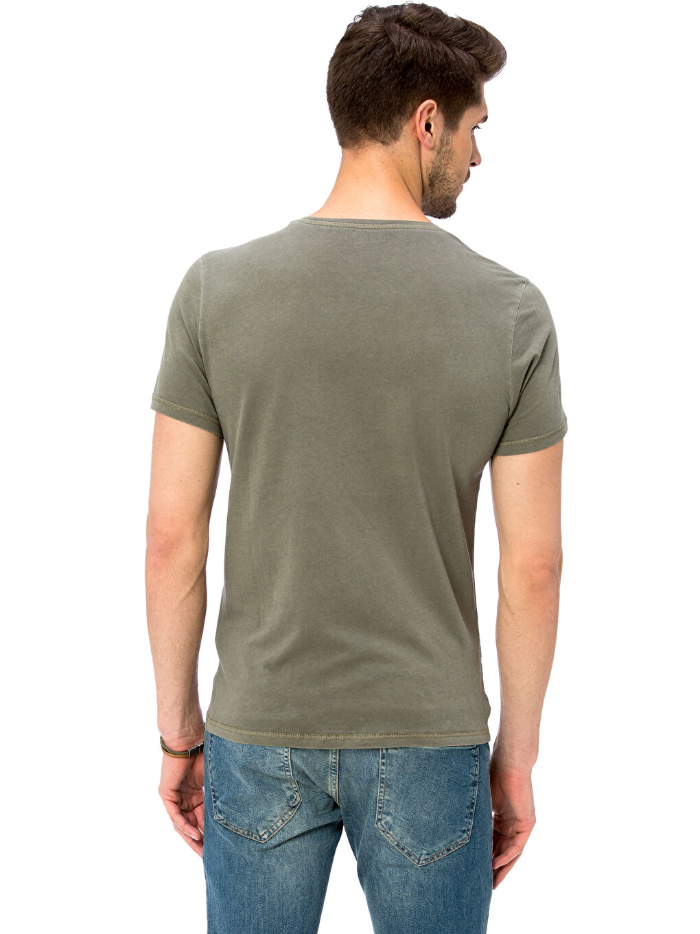 Женщины Хаки футболка-1