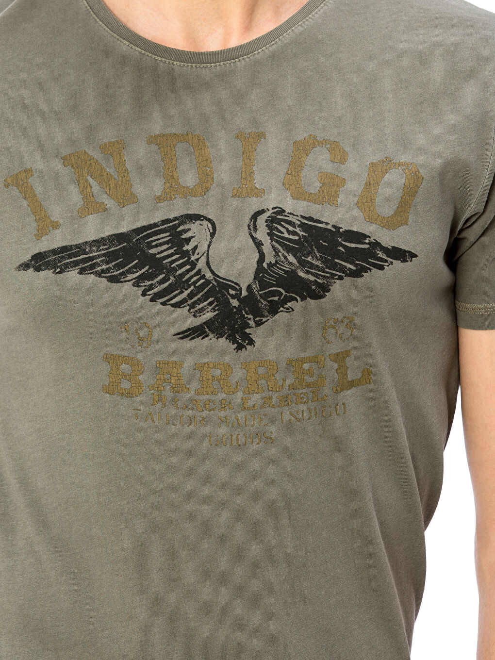 Женщины Хаки футболка-3