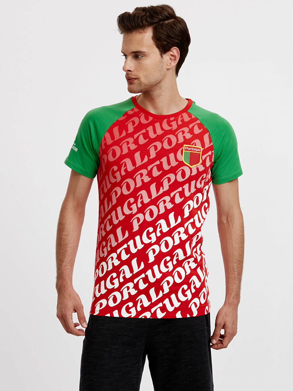 Мужчины Красный Футболка для спорта