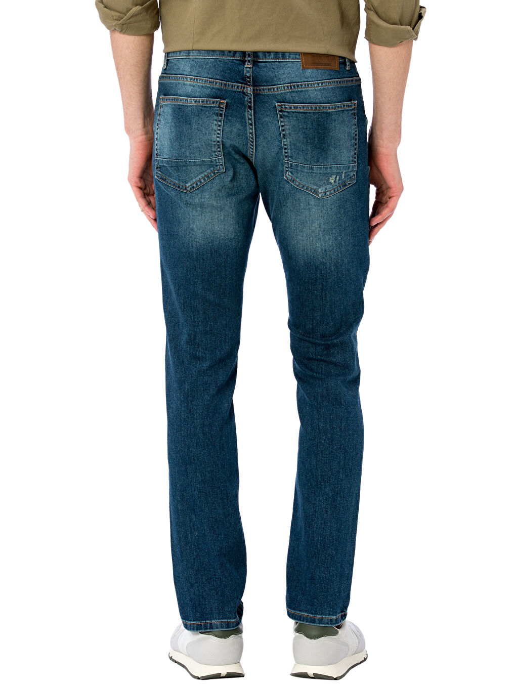 İndigo Koyu Rodeo Jean Pantolon-2