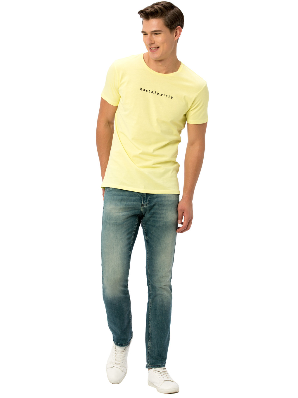 Limon Yeşili Tişört-2