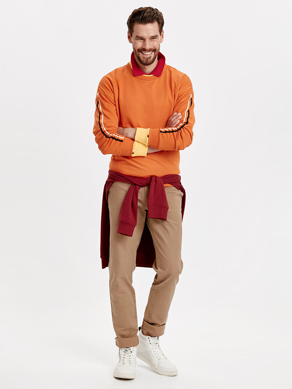 Hanorac PORTOCALIU Bărbat-2