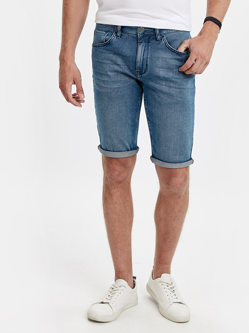 Orta İndigo Rodeo Jean Pantolon-1