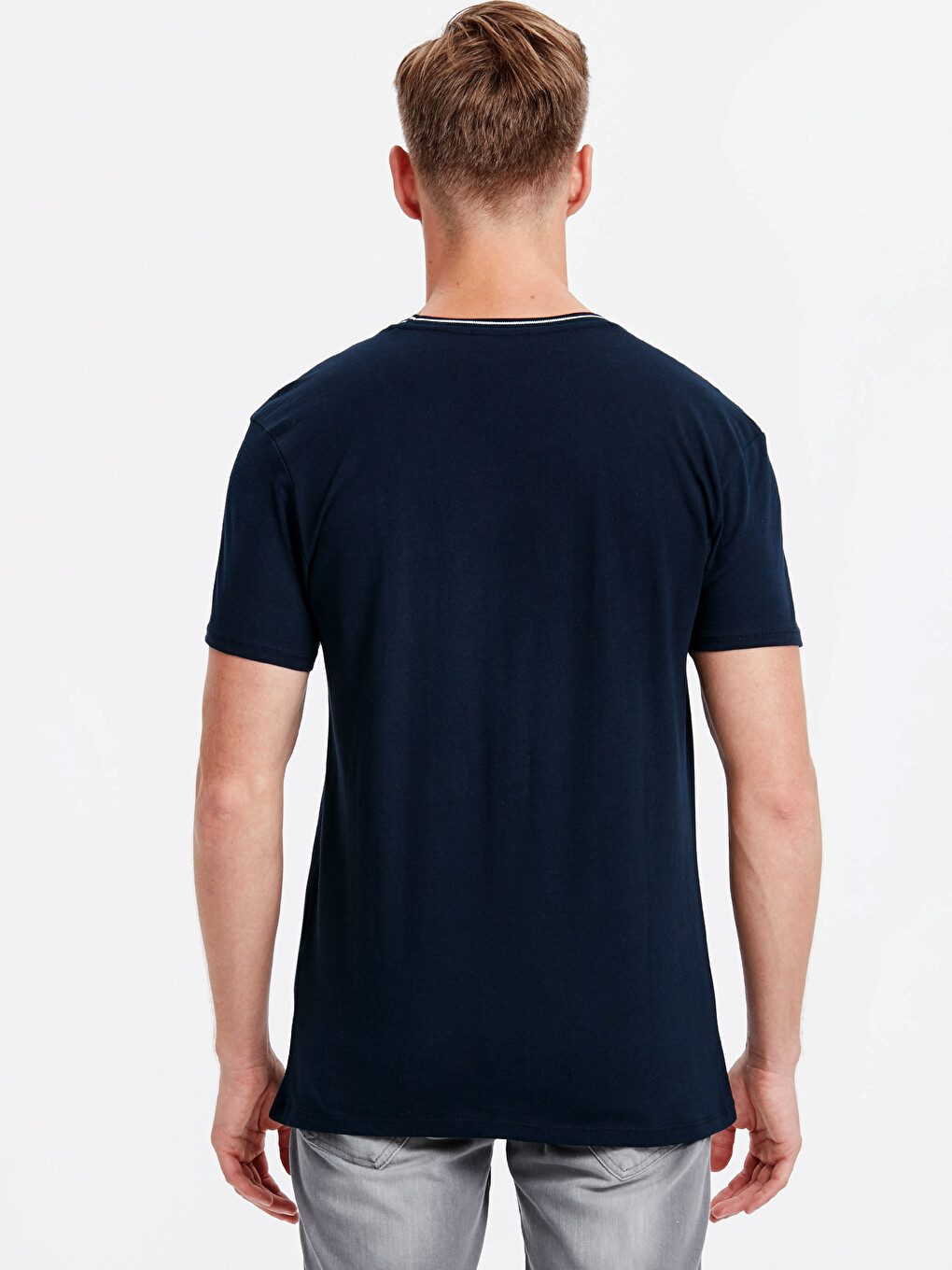 XSIDE Man NAVY T-Shirt - 8SN074Z8-HRZ - LC Waikiki