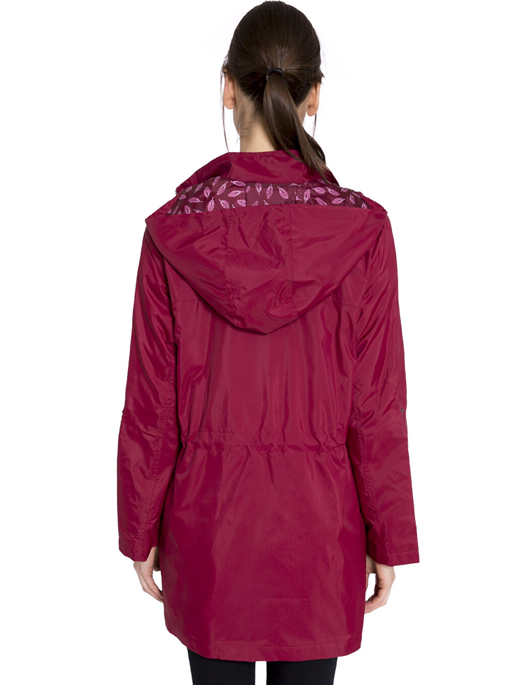 Koyu Kırmızı Yağmurluk-2