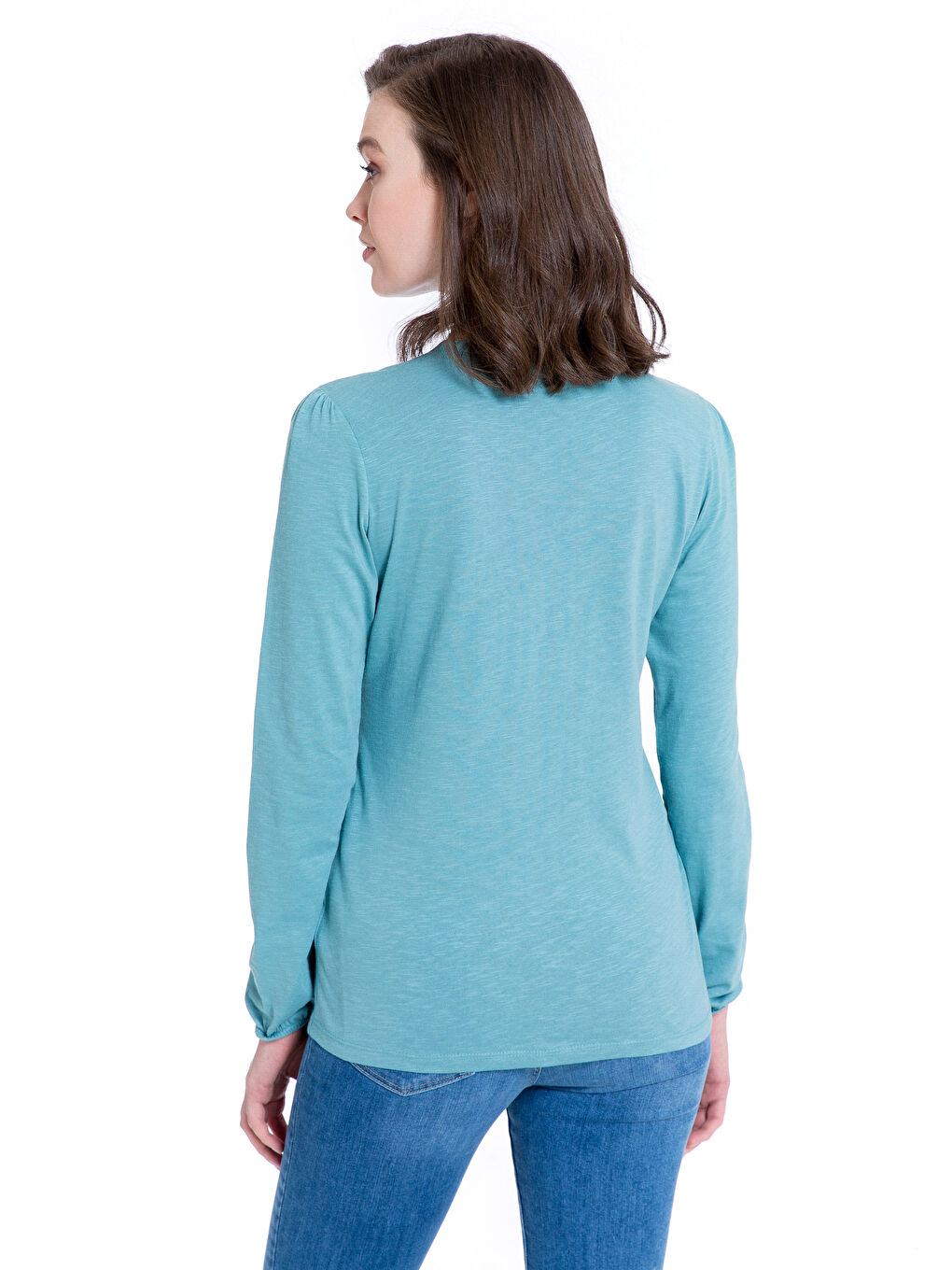 Woman GREEN T-Shirt-1